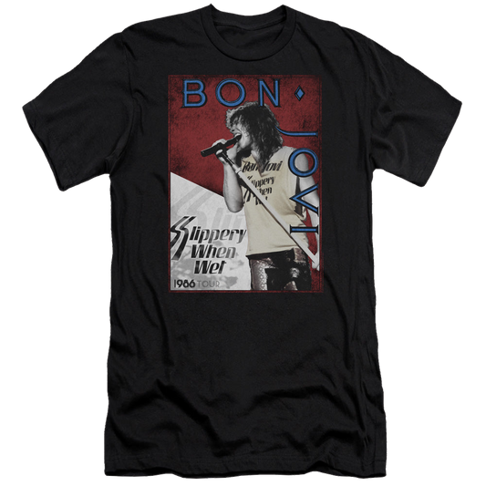 Bon Jovi 86 Tour - Men's Premium Slim Fit T-Shirt