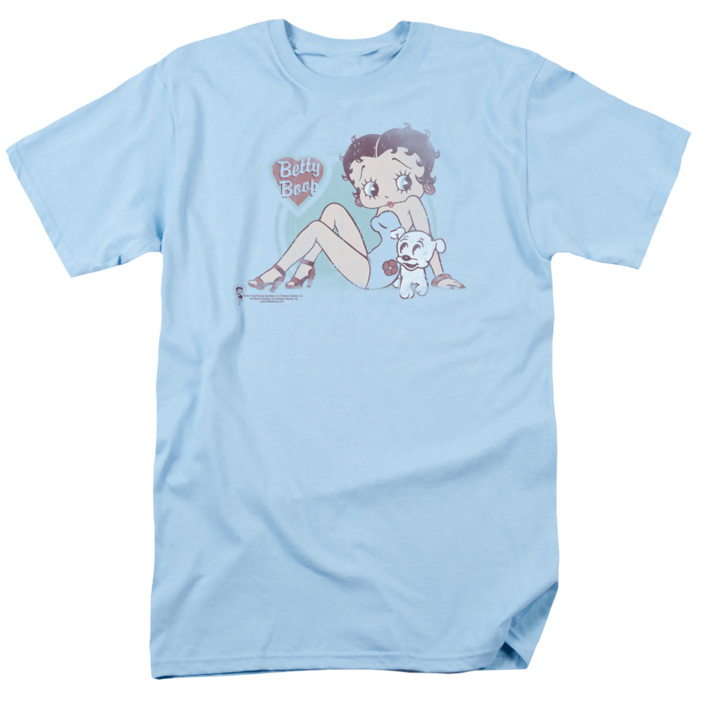 Betty Boop Vintage Pin Pup - Men's Regular Fit T-Shirt
