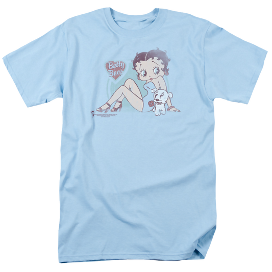 Betty Boop Vintage Pin Pup - Men's Regular Fit T-Shirt