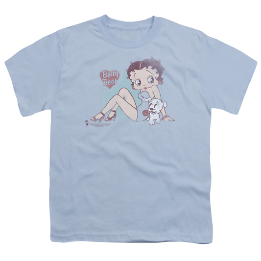 Betty Boop Vintage Pin Pup - Youth T-Shirt