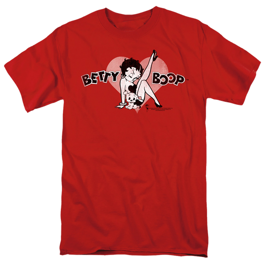 Betty Boop Vintage Cutie Pup - Men's Regular Fit T-Shirt