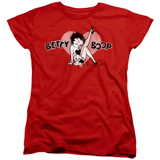 Betty Boop Vintage Cutie Pup - Women's T-Shirt