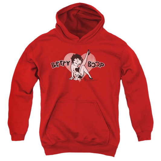 Betty Boop Vintage Cutie Pup - Youth Hoodie