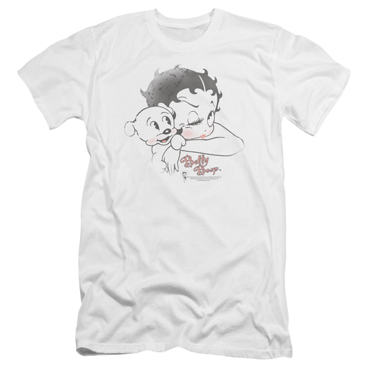 Betty Boop Vintage Wink - Men's Premium Slim Fit T-Shirt