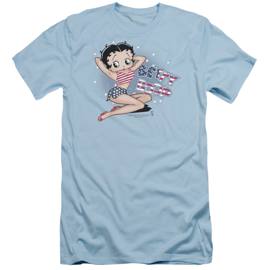 Betty Boop All American Girl - Men's Slim Fit T-Shirt