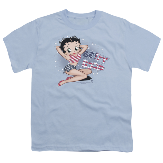 Betty Boop All American Girl - Youth T-Shirt Style001