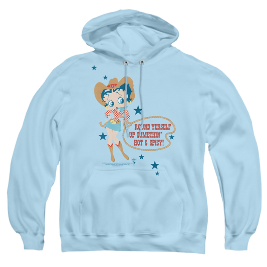 Betty Boop Hot And Spicy Cowgirl - Pullover Hoodie