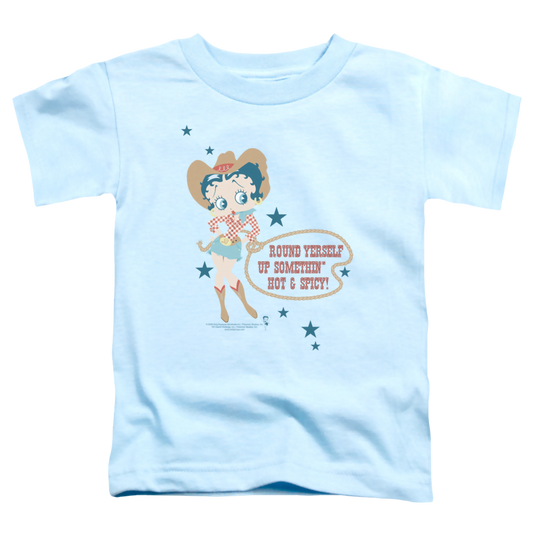 Betty Boop Hot And Spicy Cowgirl - Kid's T-Shirt