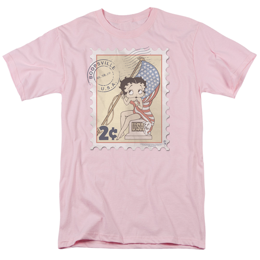 Betty Boop Vintage Stamp - Men's Regular Fit T-Shirt