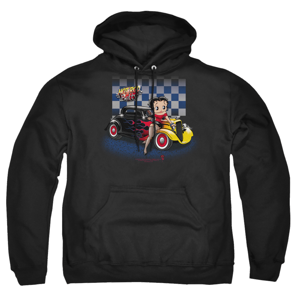 Betty Boop Hot Rod Boop - Pullover Hoodie