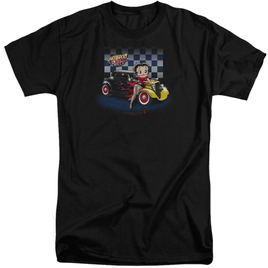 Betty Boop Hot Rod Boop - Men's Tall Fit T-Shirt