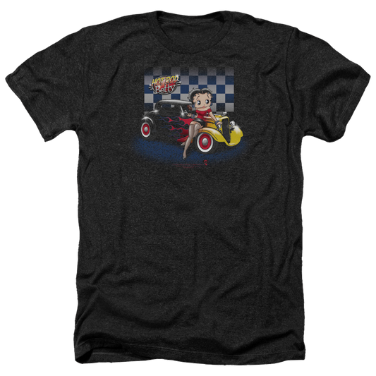 Betty Boop Hot Rod Boop - Men's Heather T-Shirt