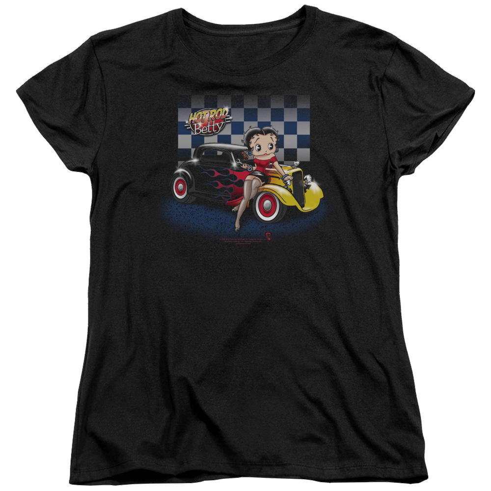 Betty Boop Hot Rod Boop - Women's T-Shirt
