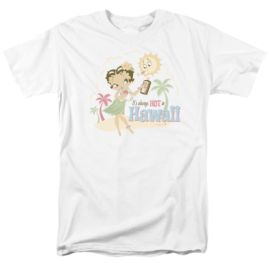 Betty Boop Hot In Hawaii - Men's Regular Fit T-Shirt
