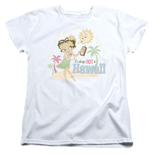 Betty Boop Hot In Hawaii - Women's T-Shirt