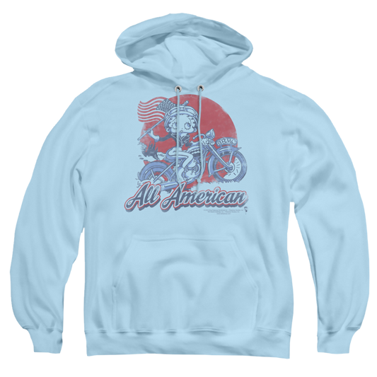 Betty Boop All American Biker - Pullover Hoodie
