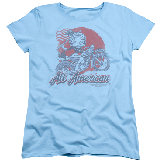 Betty Boop All American Biker - Women's T-Shirt