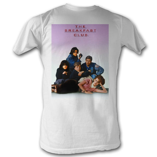 Breakfast Club Mens S/S T-Shirt - Poster - Solid White Style001