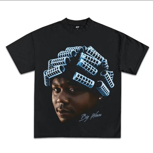 BIG WORM T-SHIRT Rap Tee Concert Hip Hop Shirt, Gift For Fans Casual Classic