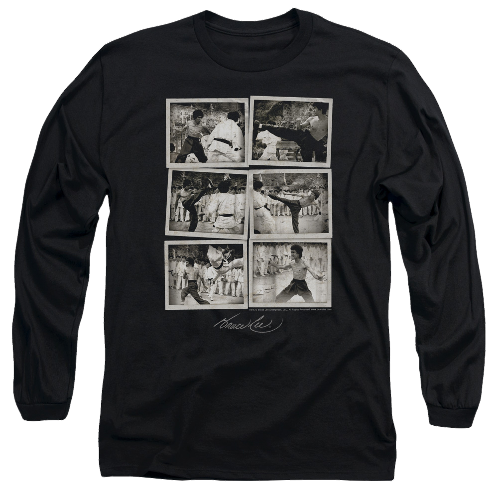 Bruce Lee Snap Shots - Men's Long Sleeve T-Shirt