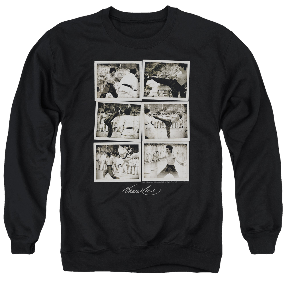 Bruce Lee Snap Shots - Men's Crewneck Sweatshirt