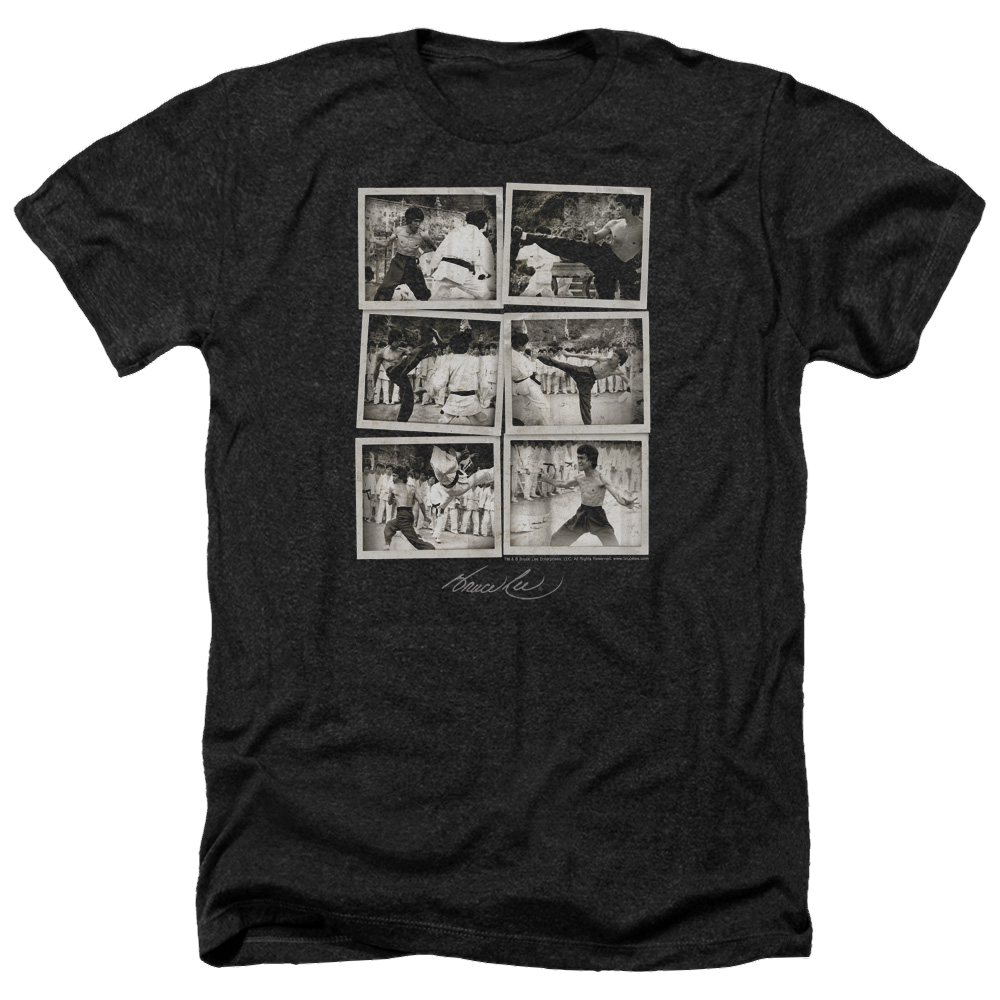 Bruce Lee Snap Shots - Men's Heather T-Shirt