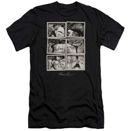Bruce Lee Snap Shots - Men's Premium Slim Fit T-Shirt
