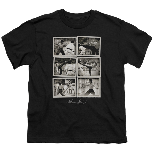 Bruce Lee Snap Shots - Youth T-Shirt (Ages 8-12)