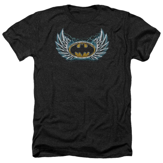Batman Steel Wings Logo - Men's Heather T-Shirt