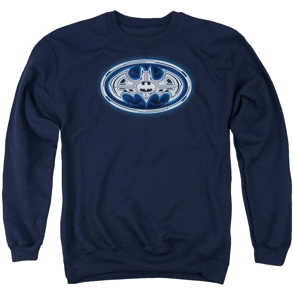 Batman Cyber Bat Shield - Men's Crewneck Sweatshirt