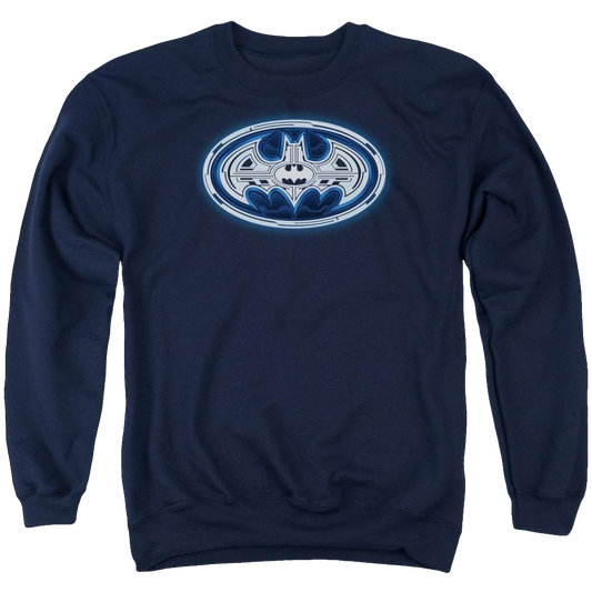 Batman Cyber Bat Shield - Men's Crewneck Sweatshirt