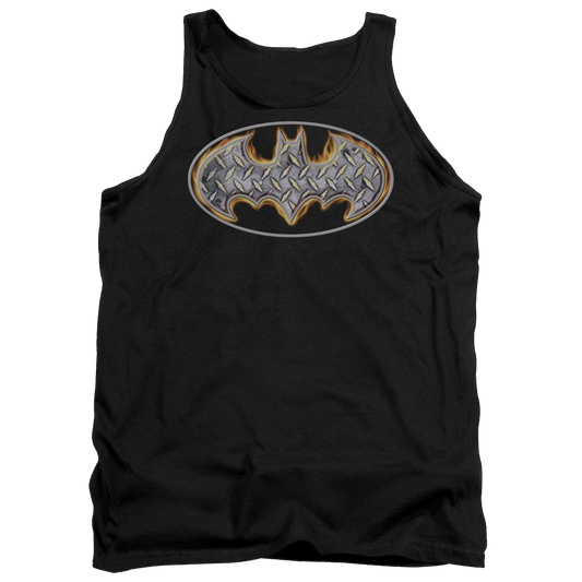 Batman Steel Fire Shield Men's Tank