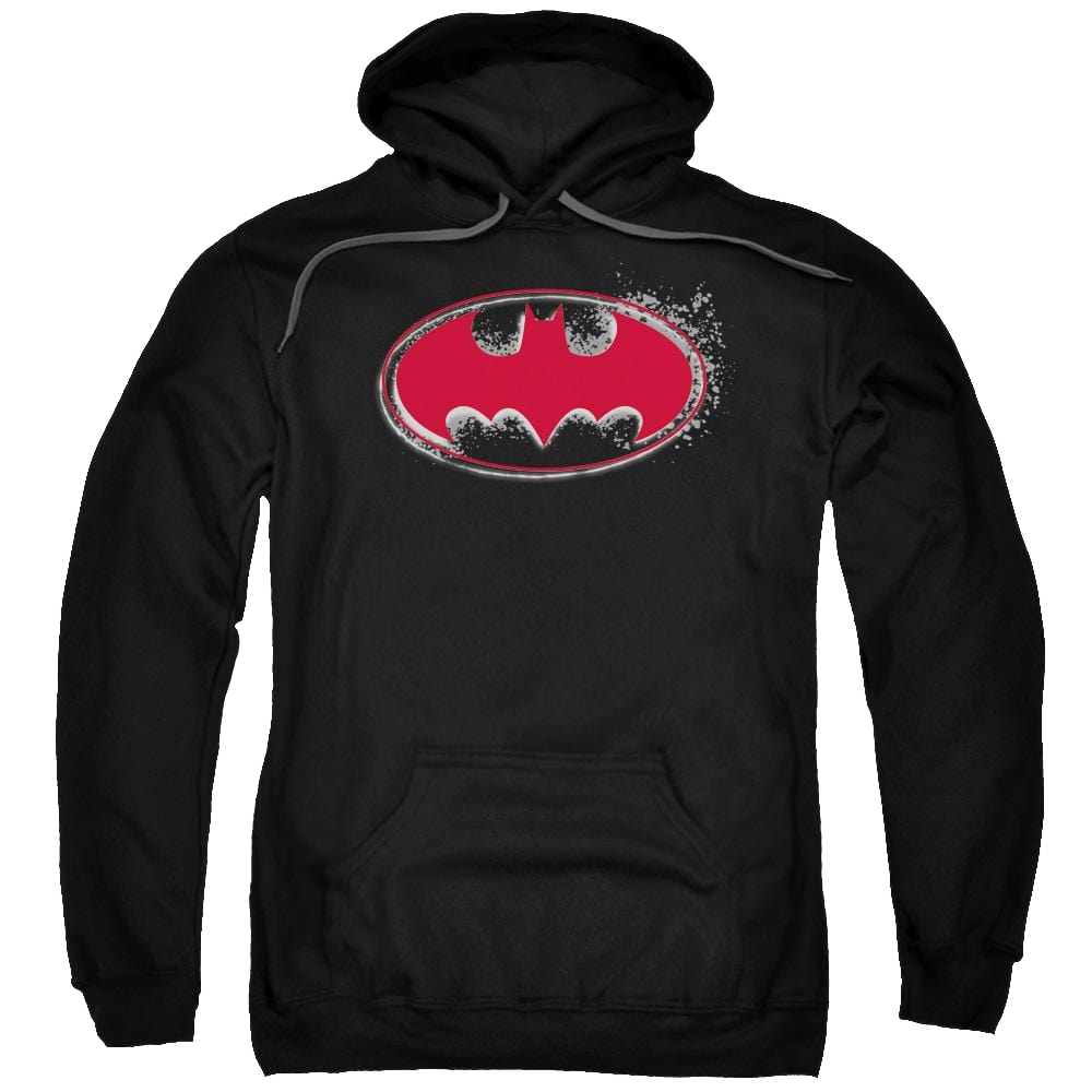 Batman Hardcore Noir Bat Logo - Pullover Hoodie