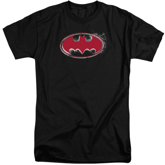Batman Hardcore Noir Bat Logo - Men's Tall Fit T-Shirt