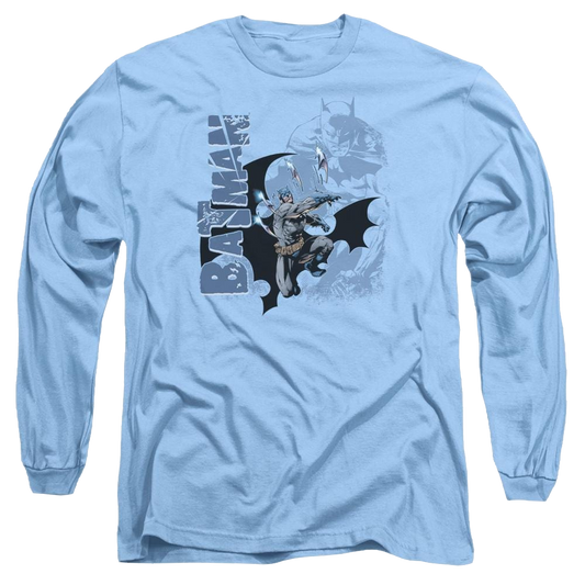 Batman Throwing Blades - Men's Long Sleeve T-Shirt