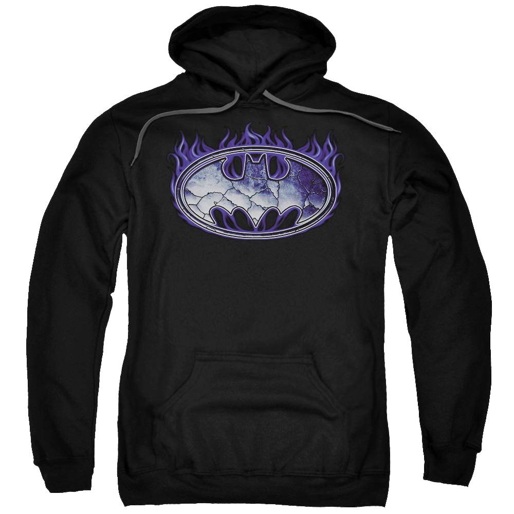 Batman Cracked Shield - Pullover Hoodie
