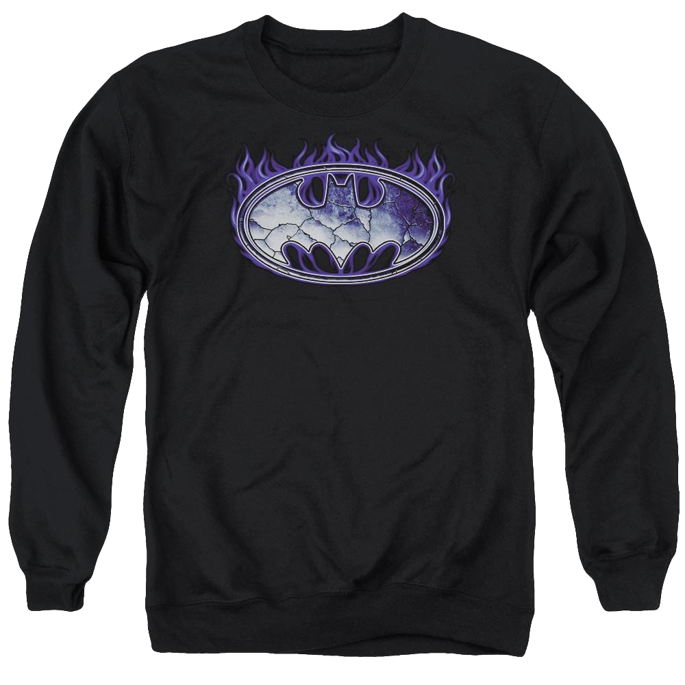 Batman Cracked Shield - Men's Crewneck Sweatshirt
