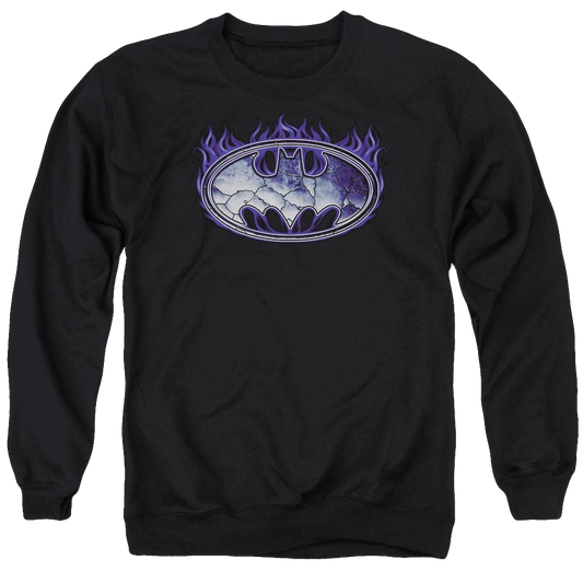 Batman Cracked Shield - Men's Crewneck Sweatshirt