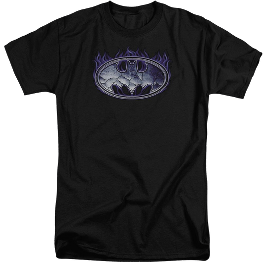 Batman Cracked Shield - Men's Tall Fit T-Shirt