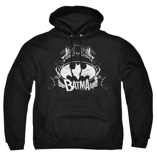 Batman Grim & Gritty Mens Hoodie Black