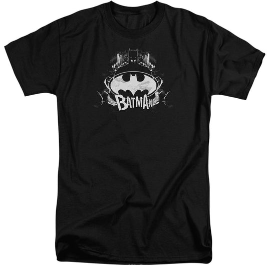 Batman Grim & Grity Mens Tall T Shirt Black