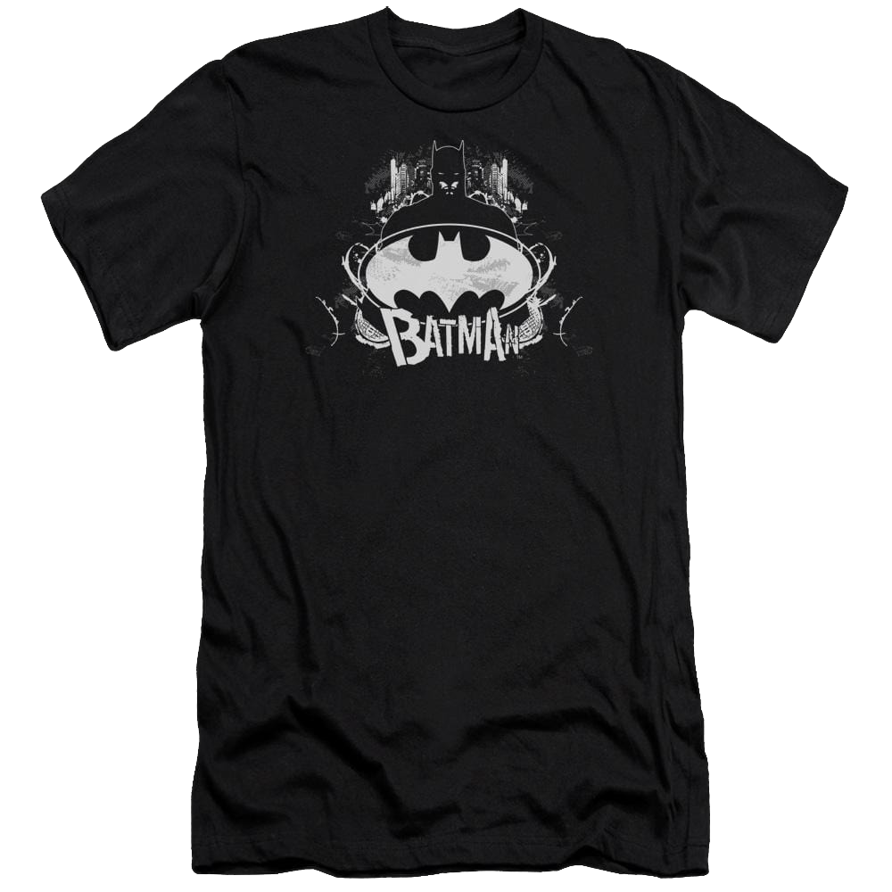 Batman Grim & Gritty - Men's Premium Slim Fit T-Shirt