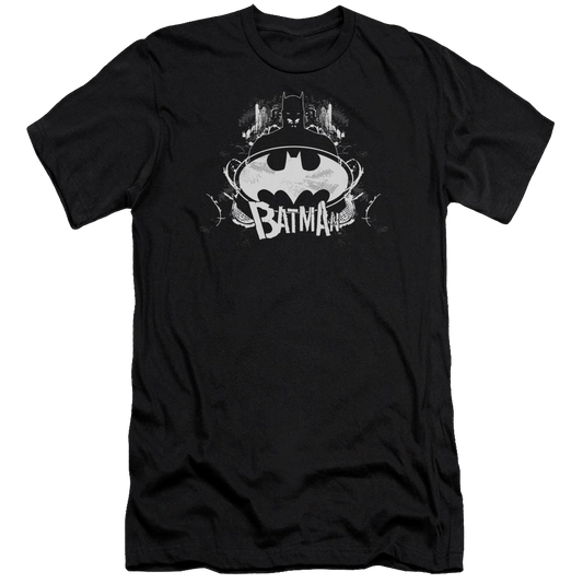 Batman Grim & Gritty - Men's Premium Slim Fit T-Shirt