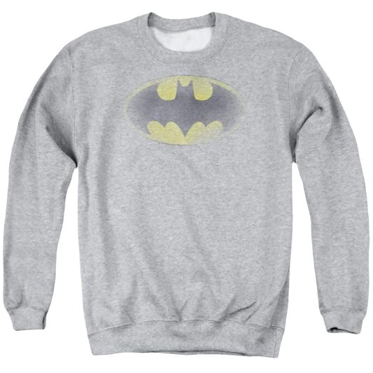 Batman Faded Logo - Men's Crewneck Sweatshirt