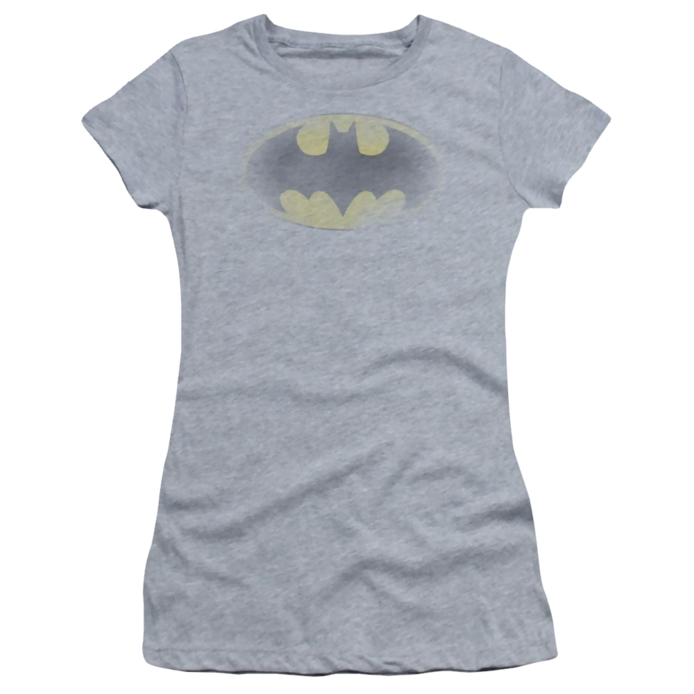 Batman Faded Logo - Juniors T-Shirt