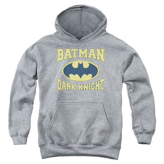 Batman Dark Knight Jersey Kids Youth Hoodie Heather