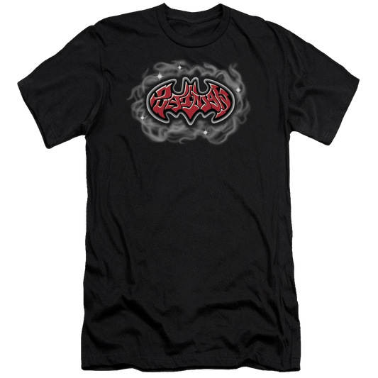 Batman Hip Hop Logo - Men's Premium Slim Fit T-Shirt