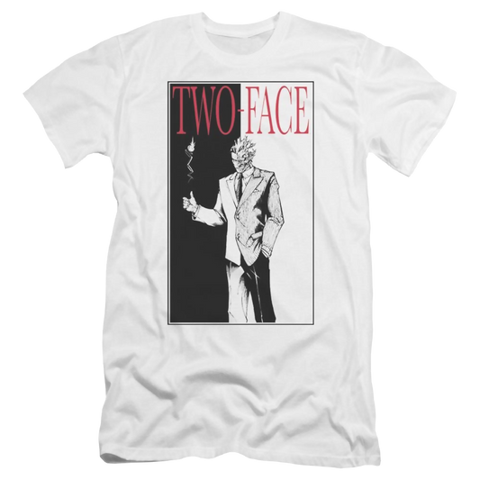 Batman Two Face - Men's Premium Slim Fit T-Shirt