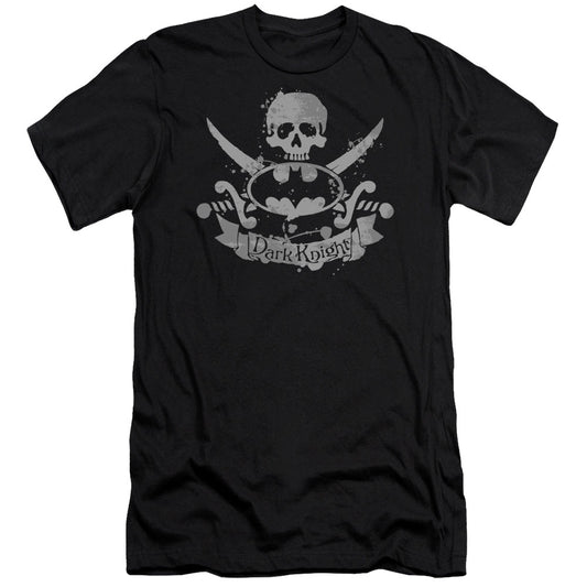 Batman Dark Pirate Premium Bella Canvas Slim Fit Mens T Shirt Black