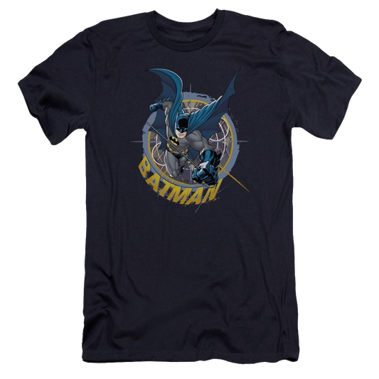 Batman In The Crosshairs - Men's Premium Slim Fit T-Shirt